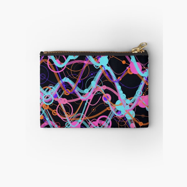 Item preview, Abstract Neon Wavy Chaos Geometric Pattern designed and sold by GraphyLab.