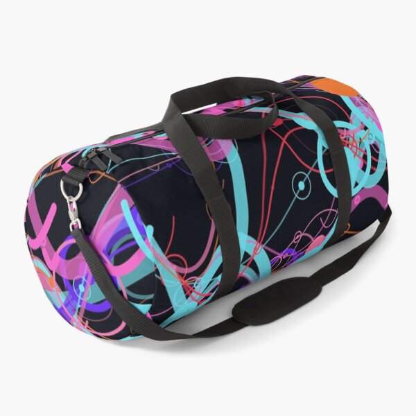 Item preview, Abstract Neon Wavy Chaos Geometric Pattern designed and sold by GraphyLab.