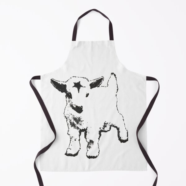 Item preview, Y2K Gothic Lamb Star Face | Cute Weirdcore 90s Sheep Art designed and sold by Gbriel3.