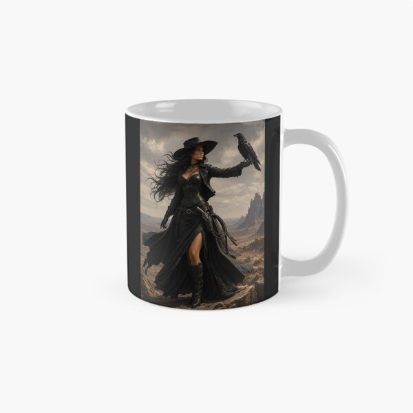 Item preview, Gothic Western Witch with Raven designed and sold by PetsArt.