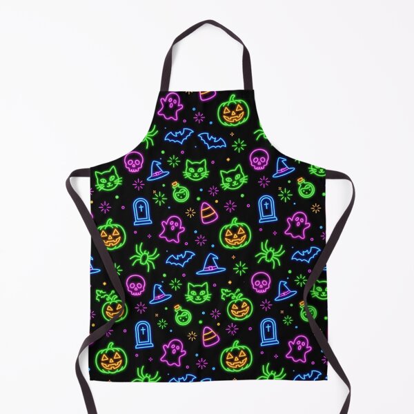 Item preview, Neon Halloween - Modern Seamless Halloween Pattern designed and sold by inkaylindesign.