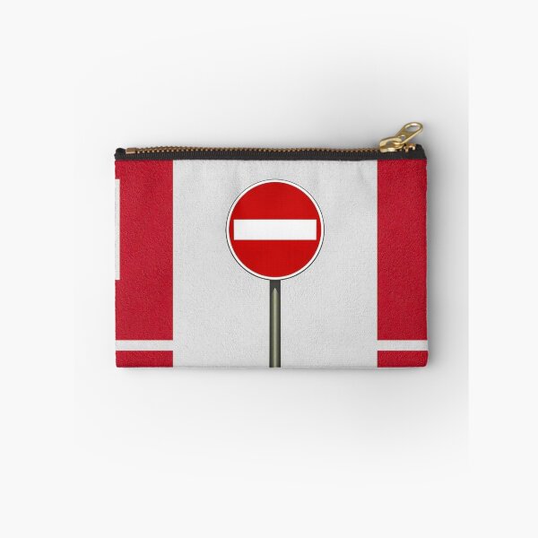 Item preview, Lone No-entry sign with square windows and red walls designed and sold by mister-john.