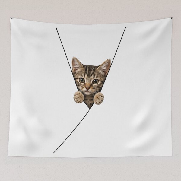 Item preview, Cat Popping Out of Your Shirt – Funny Pocket Illusion designed and sold by RANDOMUM Studio.