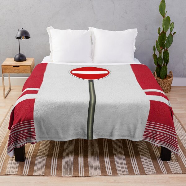 Item preview, Lone No-entry sign with square windows and red walls designed and sold by mister-john.