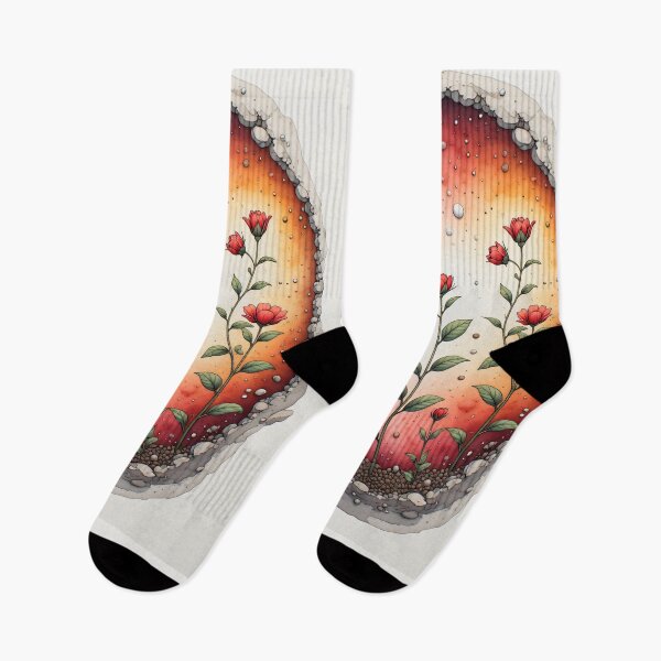 Item preview, Flowering branches in the gentle color gradient of the sky. designed and sold by Mianku | Für das Leben.
