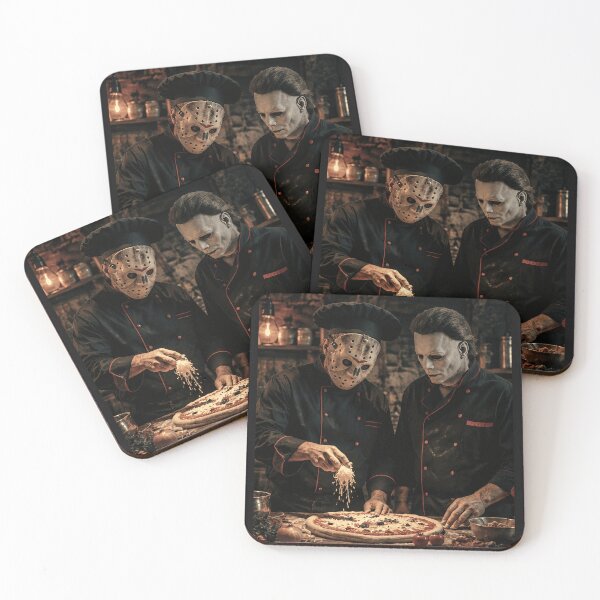 Item preview, Michael Myers Tshirts Michael And Jason Cooking Halloween Funny designed and sold by Hydlaaksmndriss.