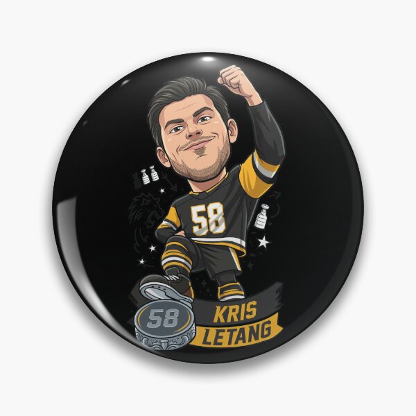 Item preview, Kris Letang Number 58 Hockey Caricature Art designed and sold by SaraspringDes.