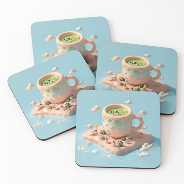 Item preview, Boba Beach Paradise designed and sold by ONYX Pixee.