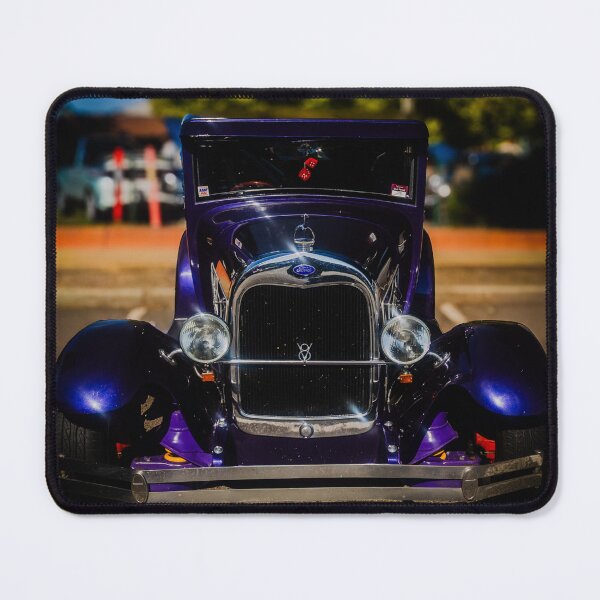 Item preview, Vintage Purple Classic Car designed and sold by Twisted Light Images.