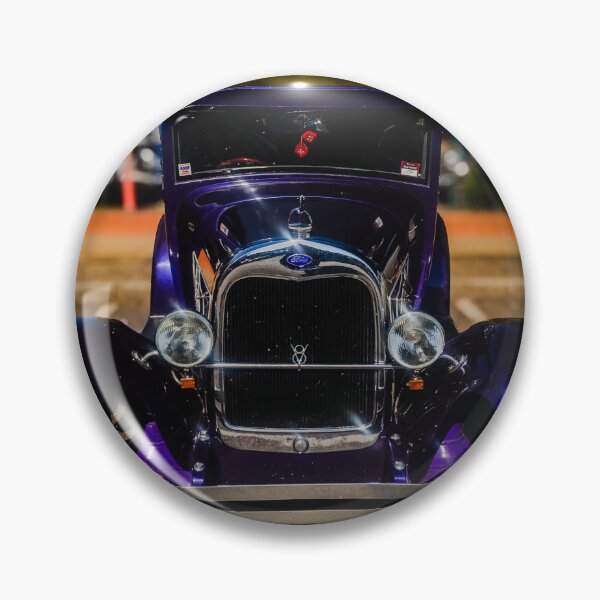 Item preview, Vintage Purple Classic Car designed and sold by Twisted Light Images.
