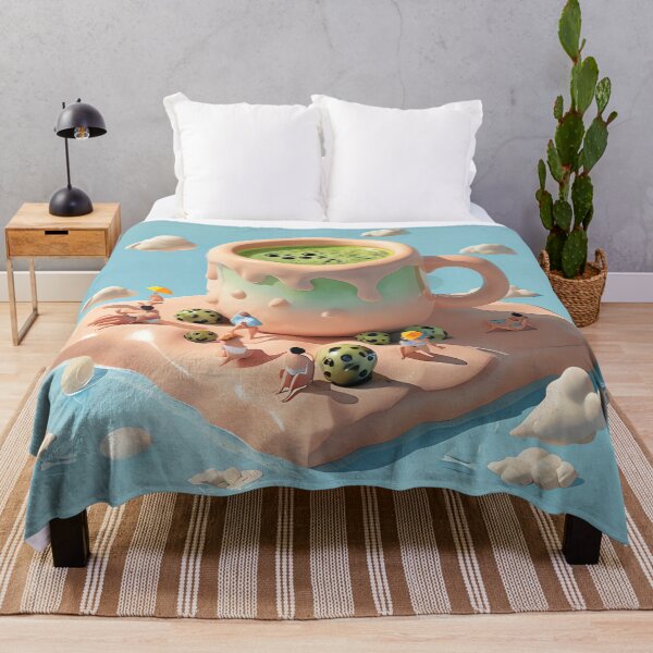 Item preview, Boba Beach Paradise designed and sold by ONYX Pixee.
