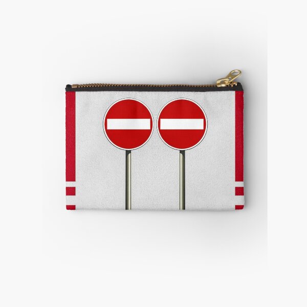 Item preview, Twin No-entry sign with square windows and red walls designed and sold by mister-john.
