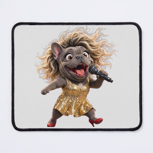 Item preview, French Bulldog ‘Tina Turner’ designed and sold by SmARTNiki.