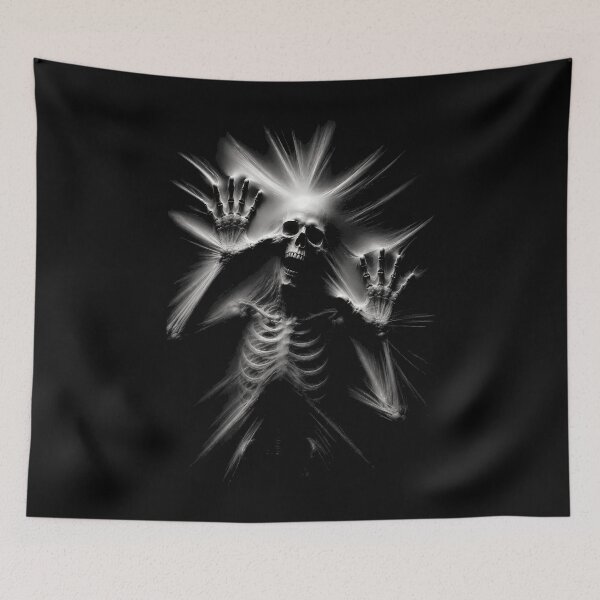 Item preview, Eerie Skeleton with Radiant Energy Burst Halloween designed and sold by rafaeltto.