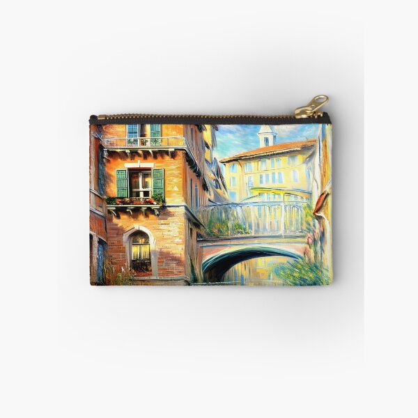 Item preview, Rio della Salute: A Luminous Impressionist View of Venice’s Tranquil Canal designed and sold by artdesignsnow.