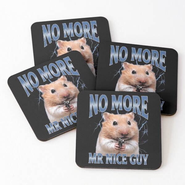 Item preview, Funny Tough Hamster With a Gun Funny Attitude Humor Art designed and sold by elderberry.