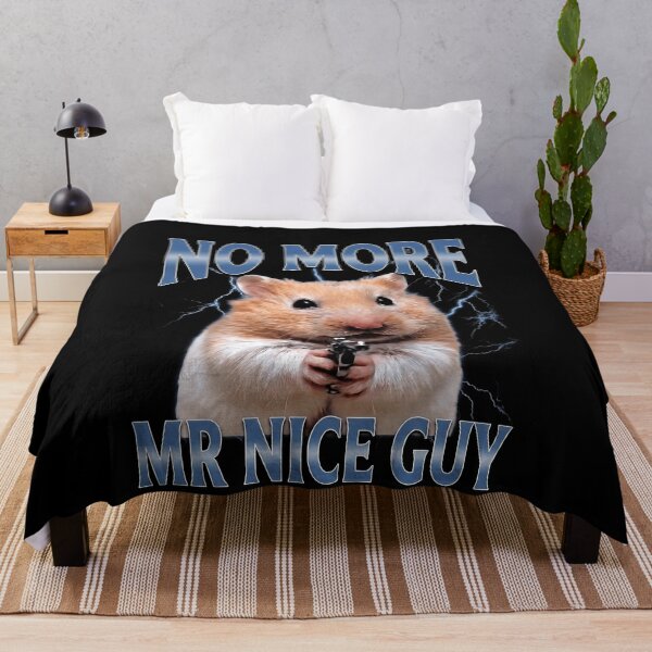 Item preview, Funny Tough Hamster With a Gun Funny Attitude Humor Art designed and sold by elderberry.