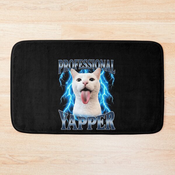Item preview, Funny Professional Yapper Funny Loud Cat Meme Art designed and sold by elderberry.