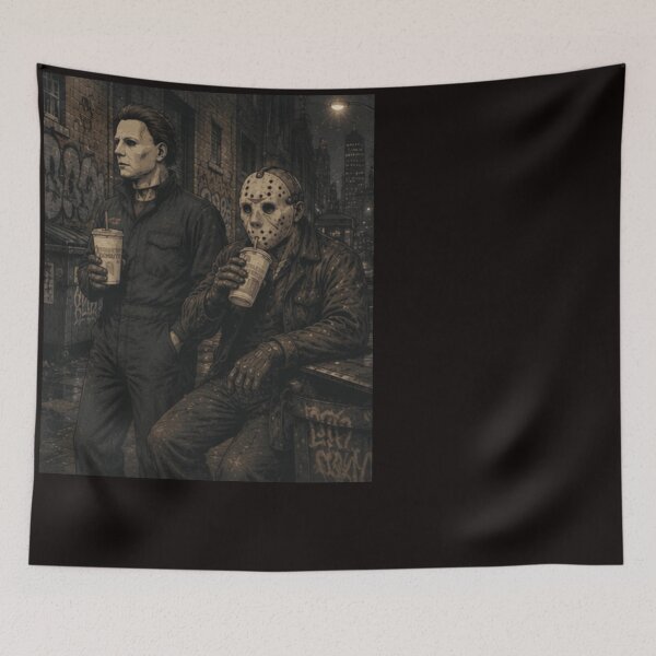 Item preview, Michael Myers Tshirts And Jason Voorhees Slasher designed and sold by Hydlaaksmndriss.