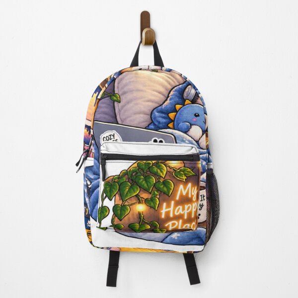 Item preview, My Happy Place – Cozy Cat Sleep & Good Vibes designed and sold by Genzfirevibes.