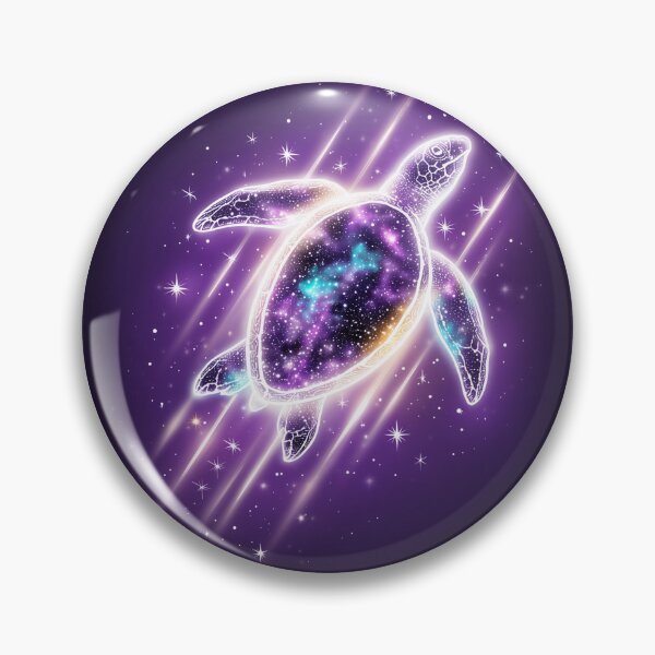 Item preview, Celestial Cosmic Sea Turtle Galaxy Nebula Art designed and sold by InkmotiveStudio.