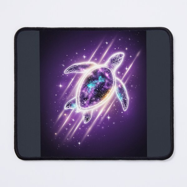 Item preview, Celestial Cosmic Sea Turtle Galaxy Nebula Art designed and sold by InkmotiveStudio.