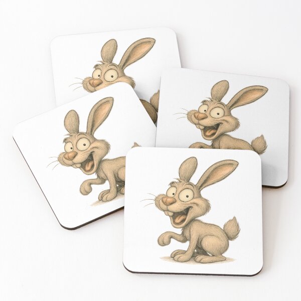 Item preview, Funny Surprised Rabbit – Cute Expressive Bunny Illustration designed and sold by Yomere.