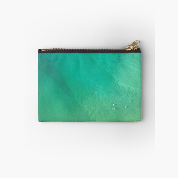 Item preview, Surfers on glassy ocean - aerial drone view designed and sold by Rachel Elizabeth Photography.