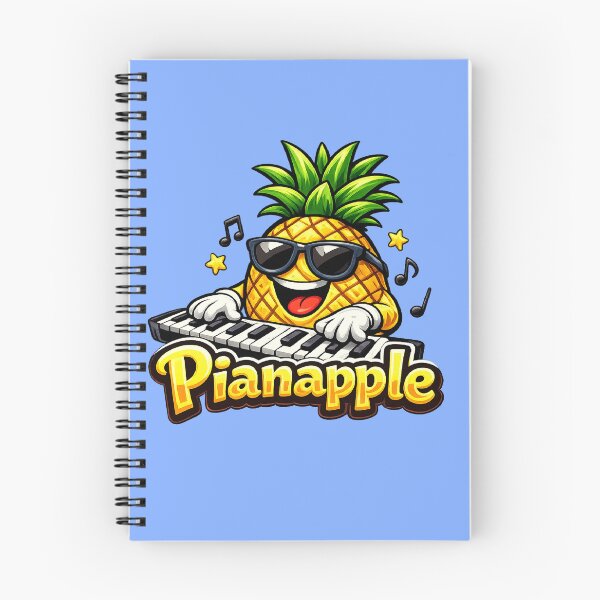 Item preview, Pianapple Funny Pineapple Playing Piano Musician designed and sold by RaulWeirdAndFun.