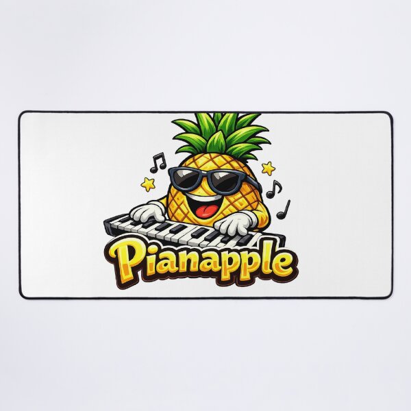 Item preview, Pianapple Funny Pineapple Playing Piano Musician designed and sold by RaulWeirdAndFun.