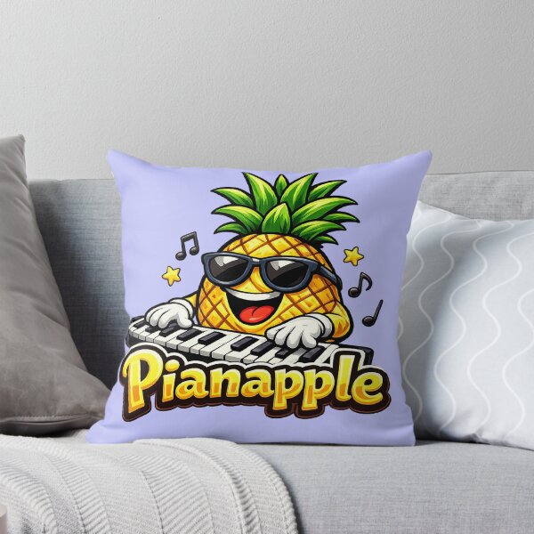 Item preview, Pianapple Funny Pineapple Playing Piano Musician designed and sold by RaulWeirdAndFun.