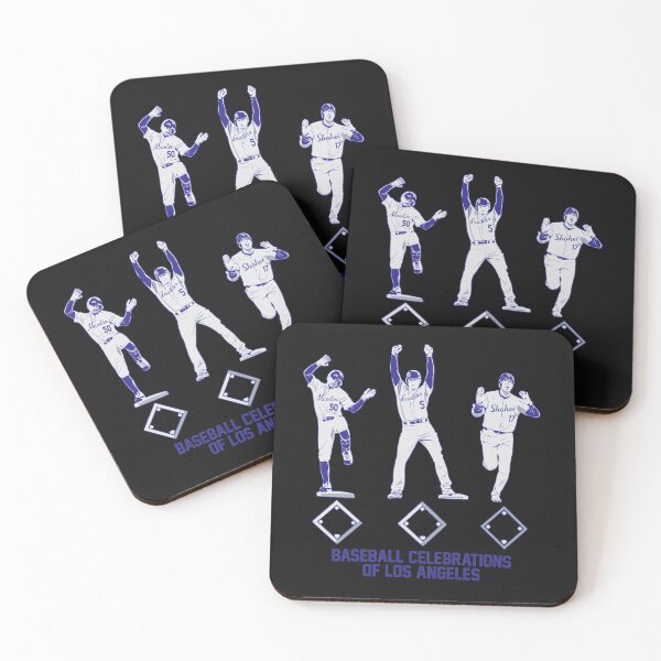 Item preview, LA Baseball Celebrations Trio Art designed and sold by PickleballWeart.