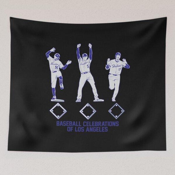 Item preview, LA Baseball Celebrations Trio Art designed and sold by PickleballWeart.