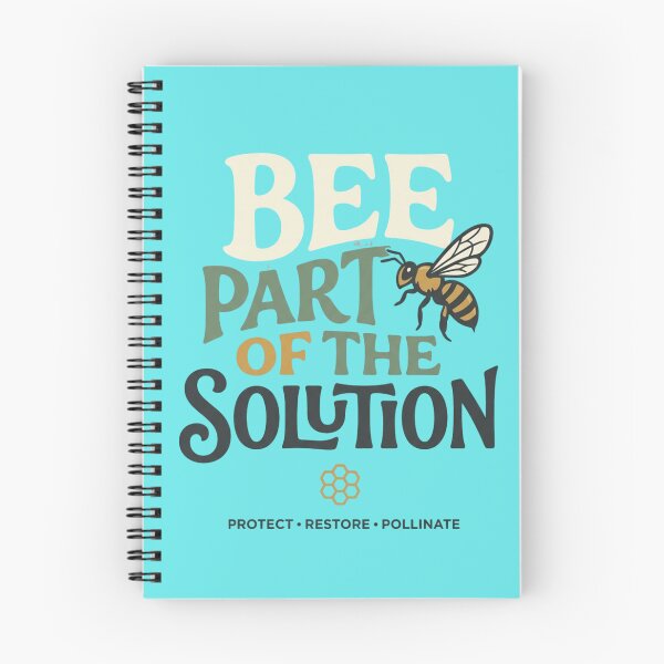 Item preview, Bee Part of the Solution | Premium Bee Conservation Typography designed and sold by Amr Darwish Graphic designer.
