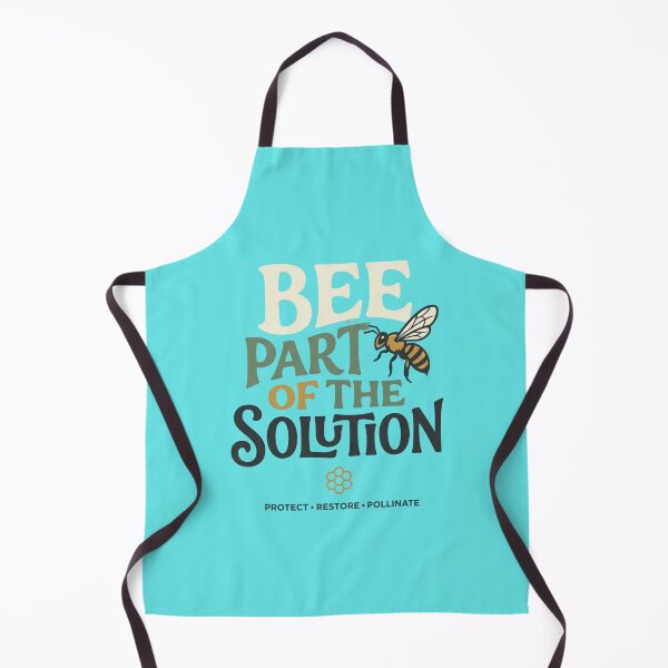 Item preview, Bee Part of the Solution | Premium Bee Conservation Typography designed and sold by Amr Darwish Graphic designer.