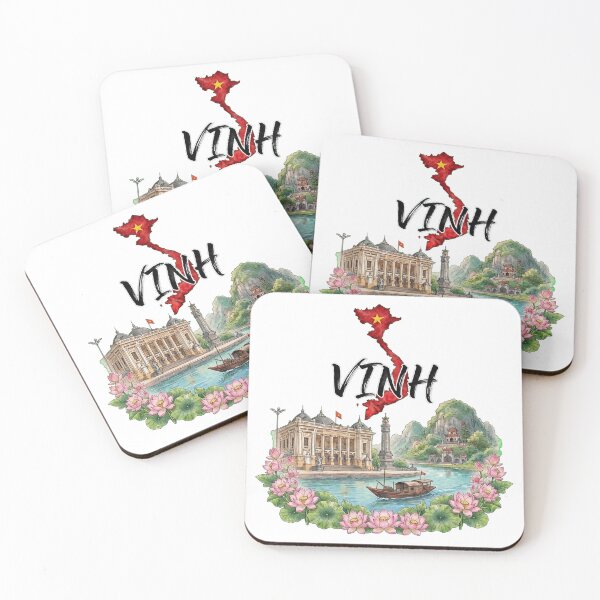 Item preview, Vinh Vietnam City Landscape Lotus River designed and sold by Danh Style.