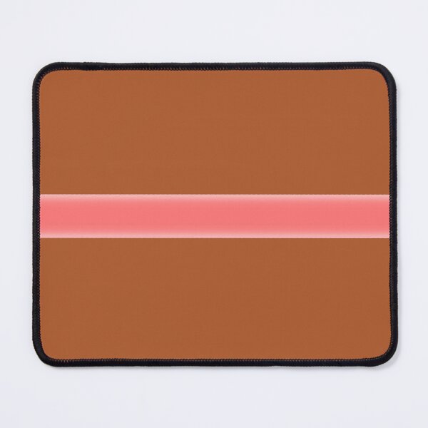 Item preview, Minimalist Caramel Brown with 3D Coral Pink Neon Stripe designed and sold by pluielegere.