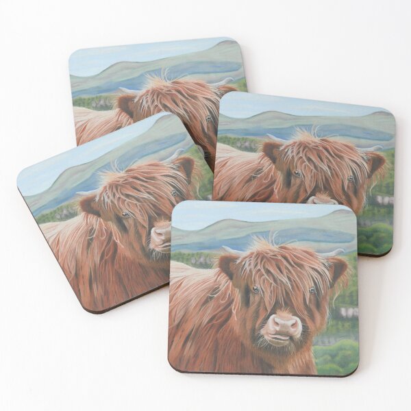 Item preview, Highland cow calf designed and sold by cathyscreations.