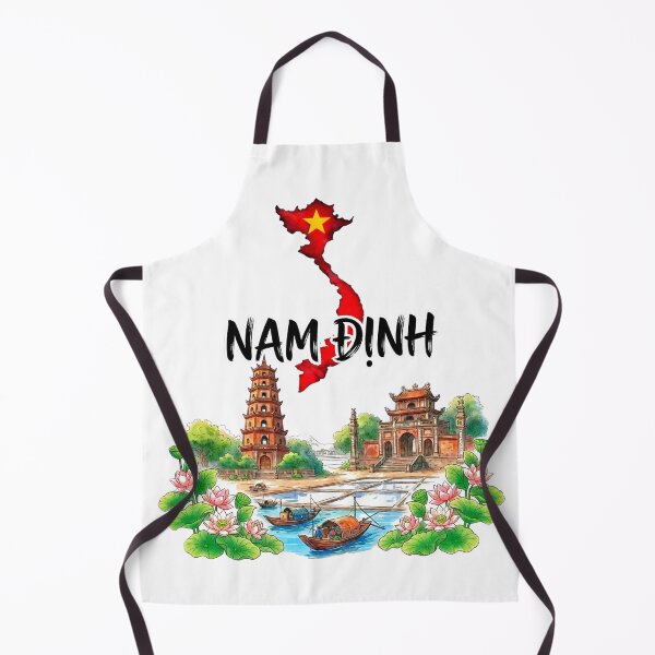 Item preview, Nam Dinh Vietnam Pagoda Salt Fields River designed and sold by Danh Style.