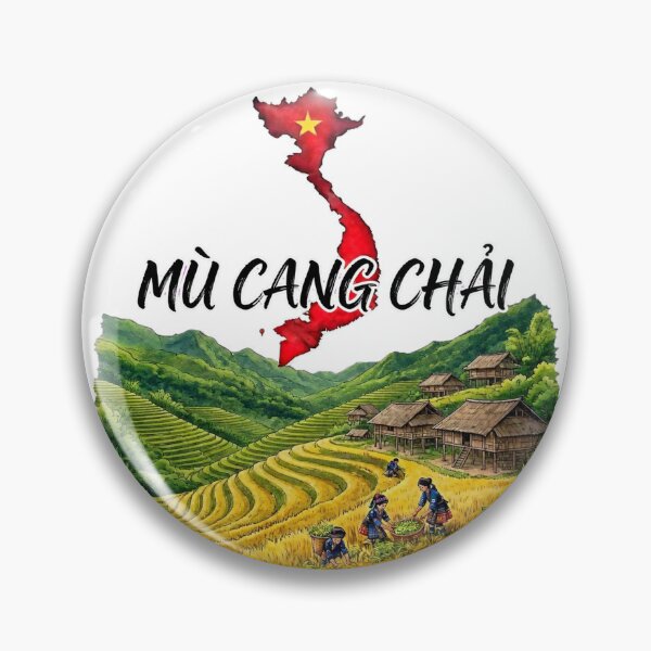 Artikelvorschau, Reisterrassen von Mu Cang Chai, Vietnam, Bergland entworfen und verkauft von Danh Style.