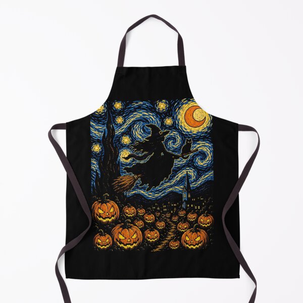 Item preview, Witch on a Broomstick with Halloween Pumpkins Halloween designed and sold by rafaeltto.