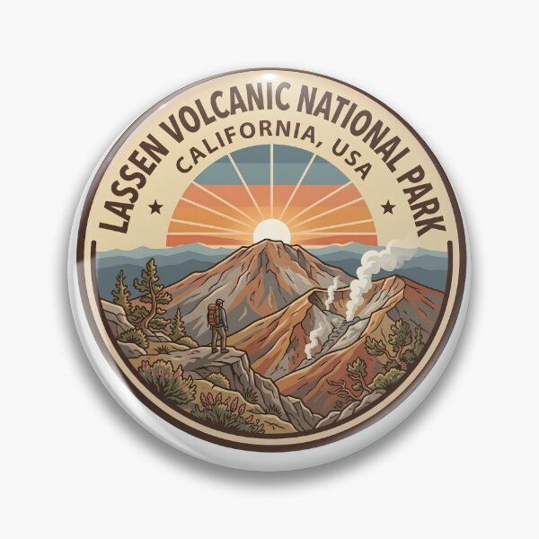 Item preview, Lassen Volcanic National Park California Steam Vents Mountain designed and sold by LittleArij.