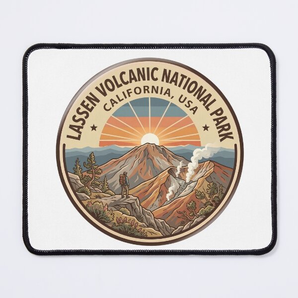 Item preview, Lassen Volcanic National Park California Steam Vents Mountain designed and sold by LittleArij.