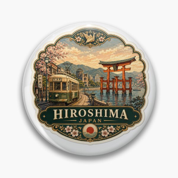 Item preview, Hiroshima, Japan designed and sold by ChicClicker.