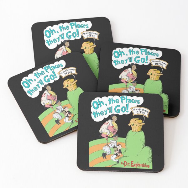 Item preview, Oh the Places They Will Go Baseball Satire designed and sold by PickleballWeart.