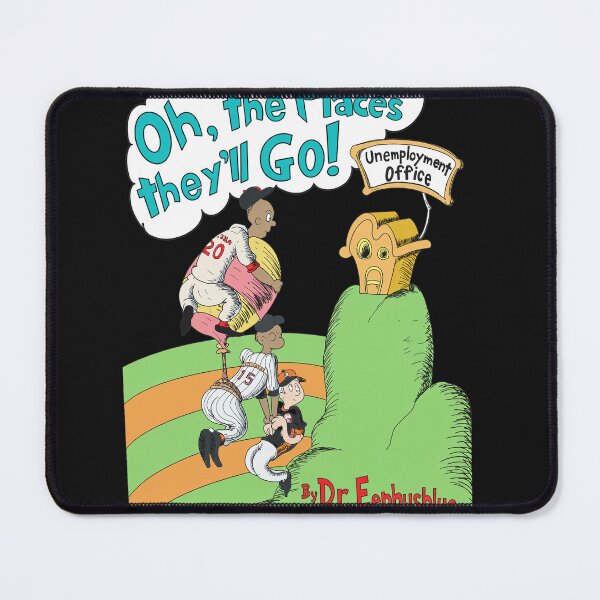 Item preview, Oh the Places They Will Go Baseball Satire designed and sold by PickleballWeart.