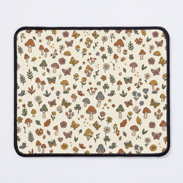 Item preview, Whimsical Mushroom Cottagecore Woodland Botanical Pattern designed and sold by FashioonTrends.