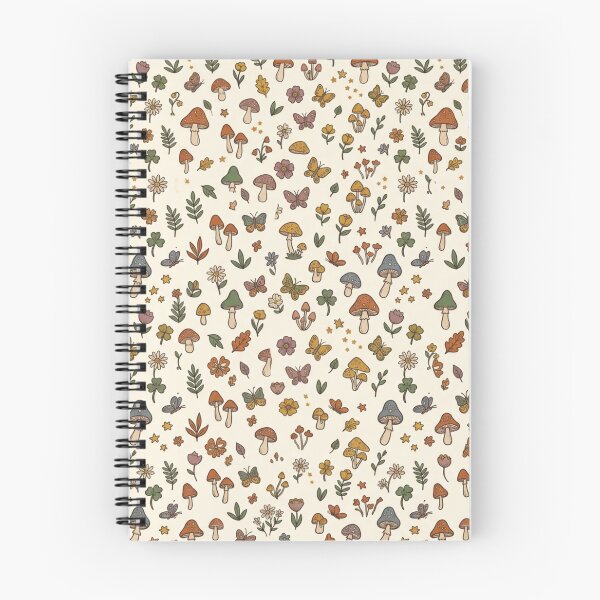 Item preview, Whimsical Mushroom Cottagecore Woodland Botanical Pattern designed and sold by FashioonTrends.