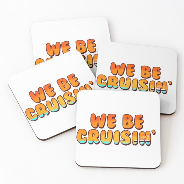 Item preview, We Be Cruisin Sunset Cruise Vacation Ship Silhouette designed and sold by keithcsmith.