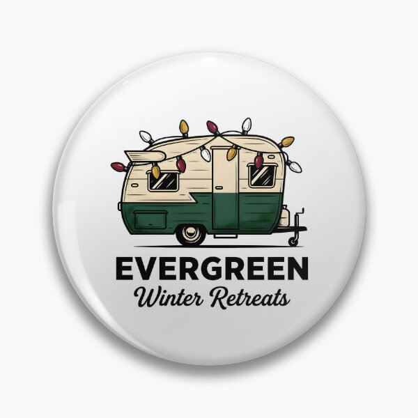 Item preview, Evergreen Winter Retreats Shirt, Retro Camper Christmas Tee, Vintage Camping Graphic Shirt, Hiking Holiday Gift for Women designed and sold by Blebaylem.